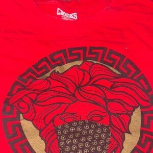Crooks & Castles Red and Gold Short Sleeve Tee preowned